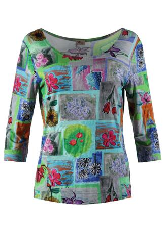 Basic shirt 3/4 sleeve top TPC20