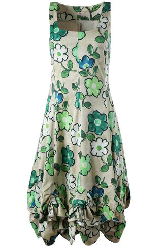 Daylily dress green flower