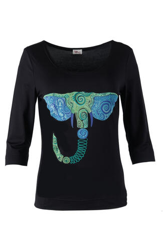 Basic shirt 3/4 sleeve top DCE