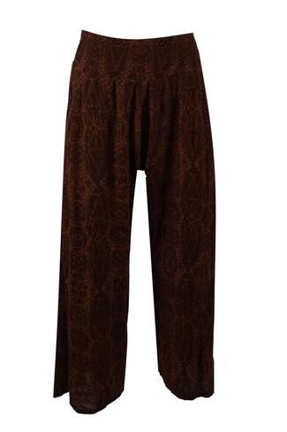 Bondy trousers crepe rayon print