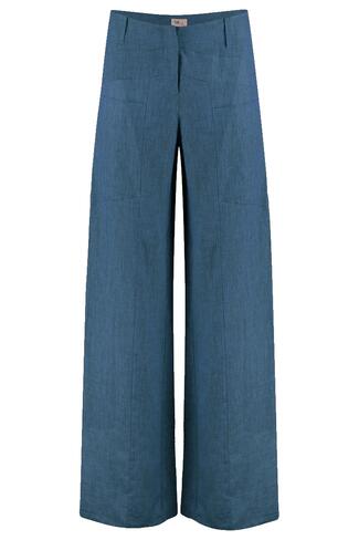 Triangle trousers linnen stretch