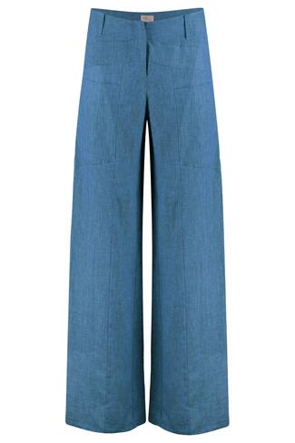 Triangle trousers linnen stretch
