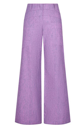 Triangle trousers linnen stretch