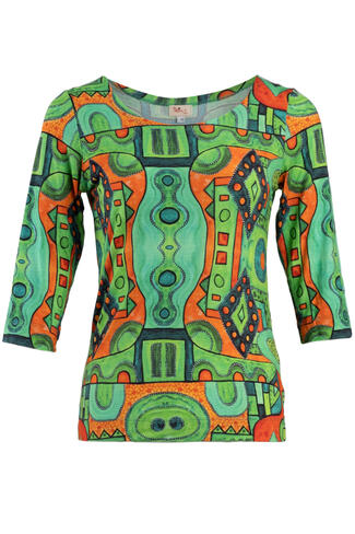 Basic shirt 3/4 sleeve top TPA1