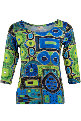Basic shirt 3/4 sleeve top TPA2