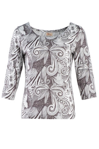 Basic shirt 3/4 sleeve top TPA6