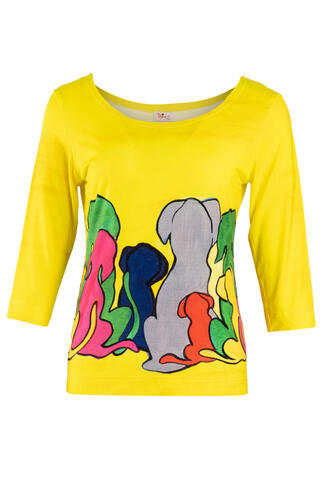 Basic shirt 3/4 sleeve top TPA7