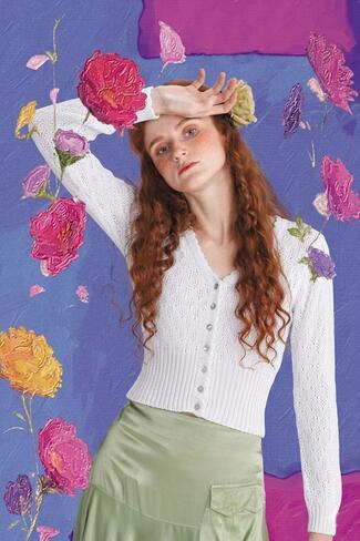 George Cardigan COS white