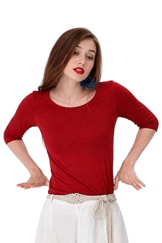 Shirt 3/4 mouw extra long bvs