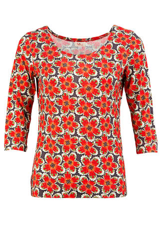 Basic shirt 3/4 sleeve top TPB1