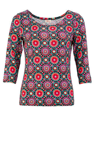 Basic shirt 3/4 sleeve top TPB6