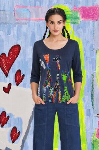 Basic shirt 3/4 sleeve TPD38