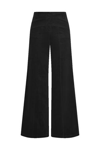 .Triangle trousers Rib stretch