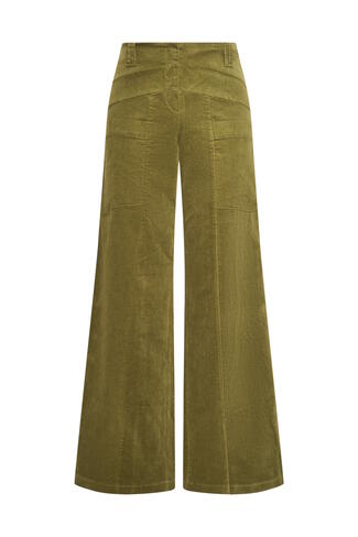 .Triangle trousers Rib stretch
