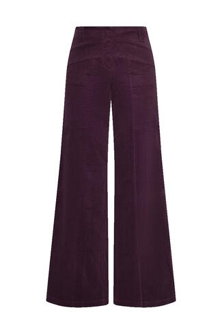 .Triangle trousers Rib stretch