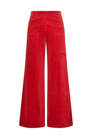 Triangle trousers brede ribstretch