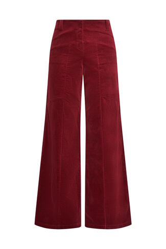 Triangle trousers brede ribstretch