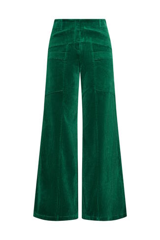 Triangle trousers brede ribstretch