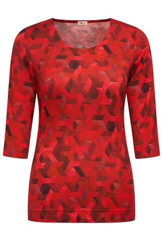 Basic shirt 3/4 sleeve top TPE4