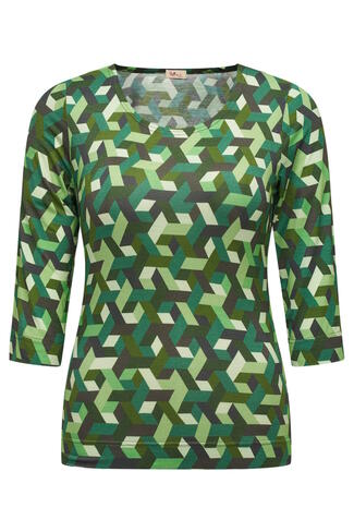 Basic shirt 3/4 sleeve top TPE4