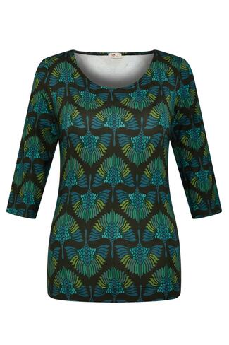 Basic shirt 3/4 sleeve top TPFB2
