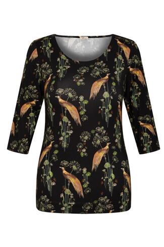 Basic shirt 3/4 sleeve top TPFB4