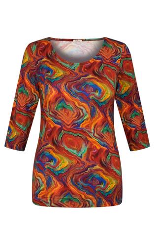 Basic shirt 3/4 sleeve top TPFB8