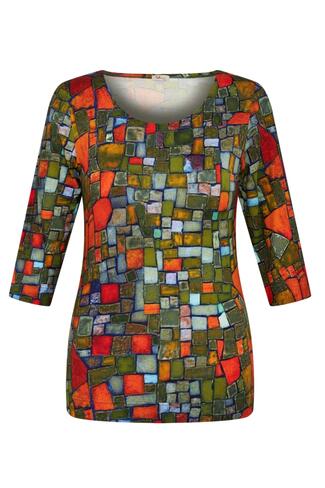 Basic shirt 3/4 sleeve top TPFB9