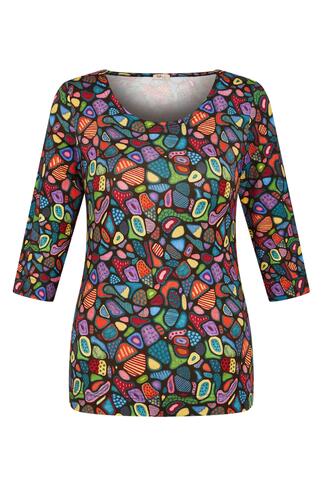 Basic shirt 3/4 sleeve top TPFB10