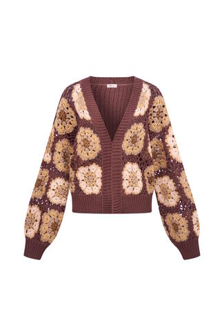 Flores cardigan PLP
