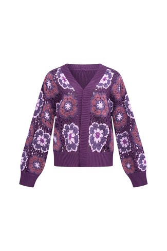 Flores cardigan PLP