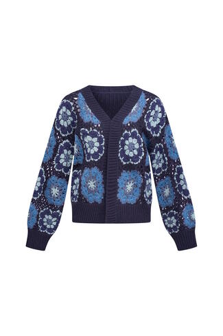 Flores cardigan PLP