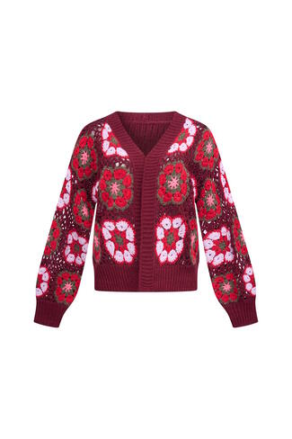 Flores cardigan PLP