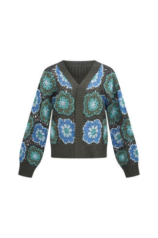 Flores cardigan PLP