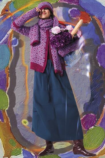Gaya cardigan MHR