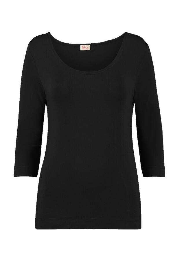 Basic shirt 3/4 sleeve modal