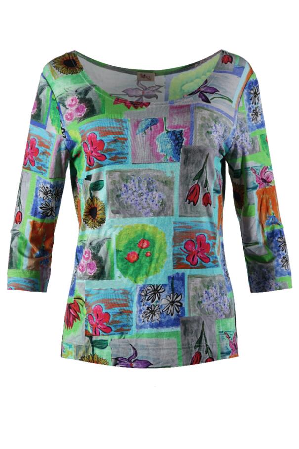 Basic shirt 3/4 sleeve top TPC20