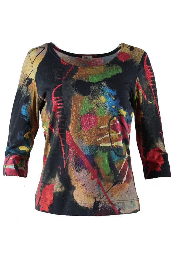 Basic shirt 3/4 sleeve top TPC26