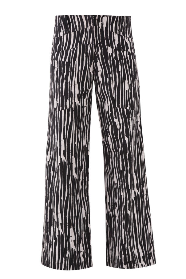 Triangle trousers Cotton print