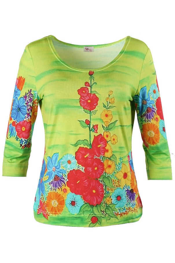 .Basic shirt 3/4 sleeve top TPC34
