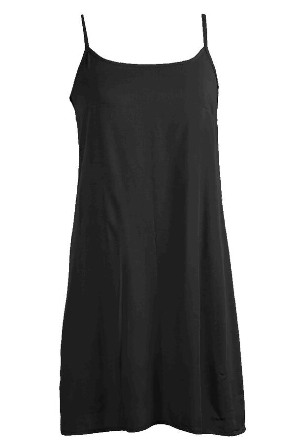 .Under dress black or white