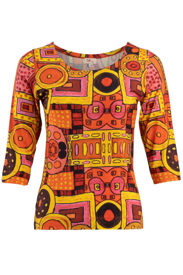 Basic shirt 3/4 sleeve top TPA4