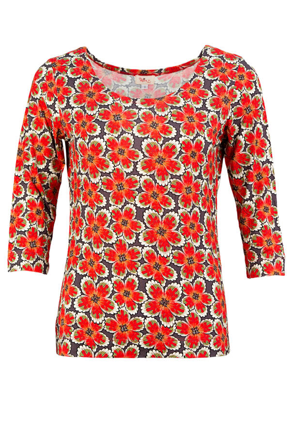 Basic shirt 3/4 sleeve top TPB1