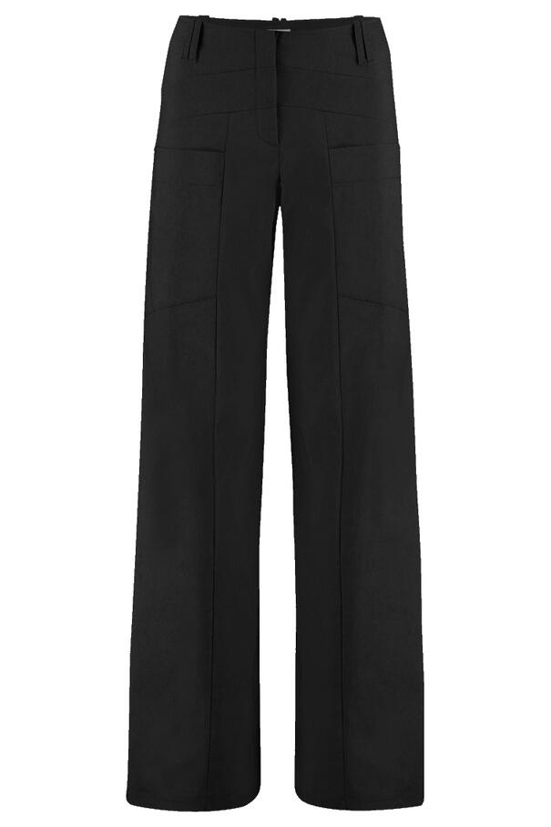 Triangle trousers viscose stretch zwart