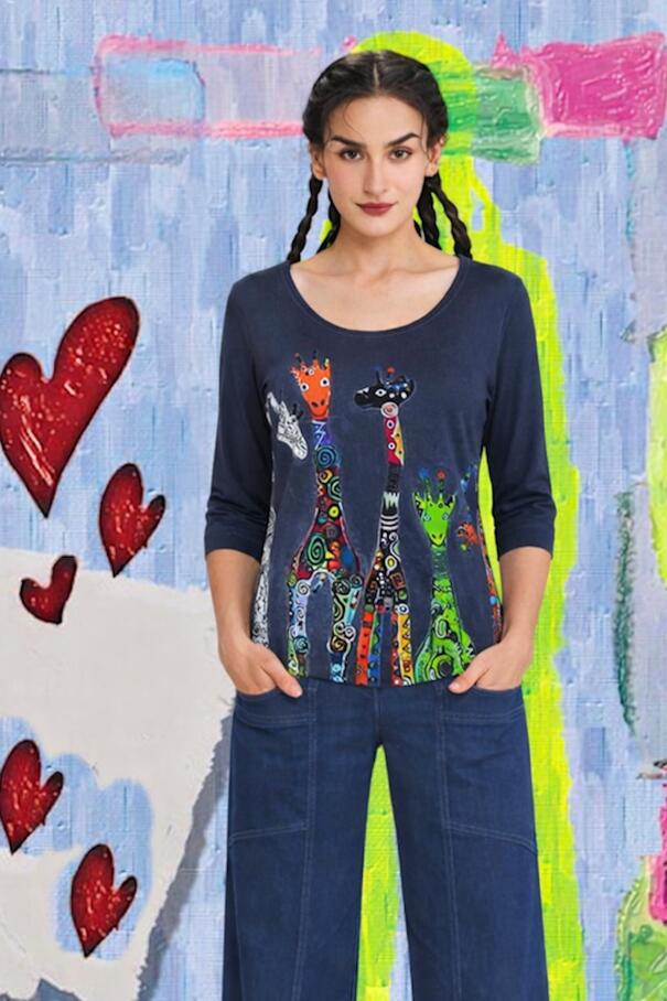 Basic shirt 3/4 sleeve TPD38