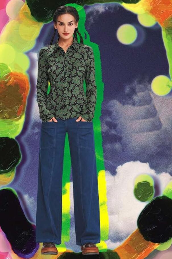 Triangle trousers Jeans
